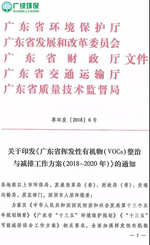 廣東VOCs三年整治與減排方案發布 珠三角及茂名為重點對象